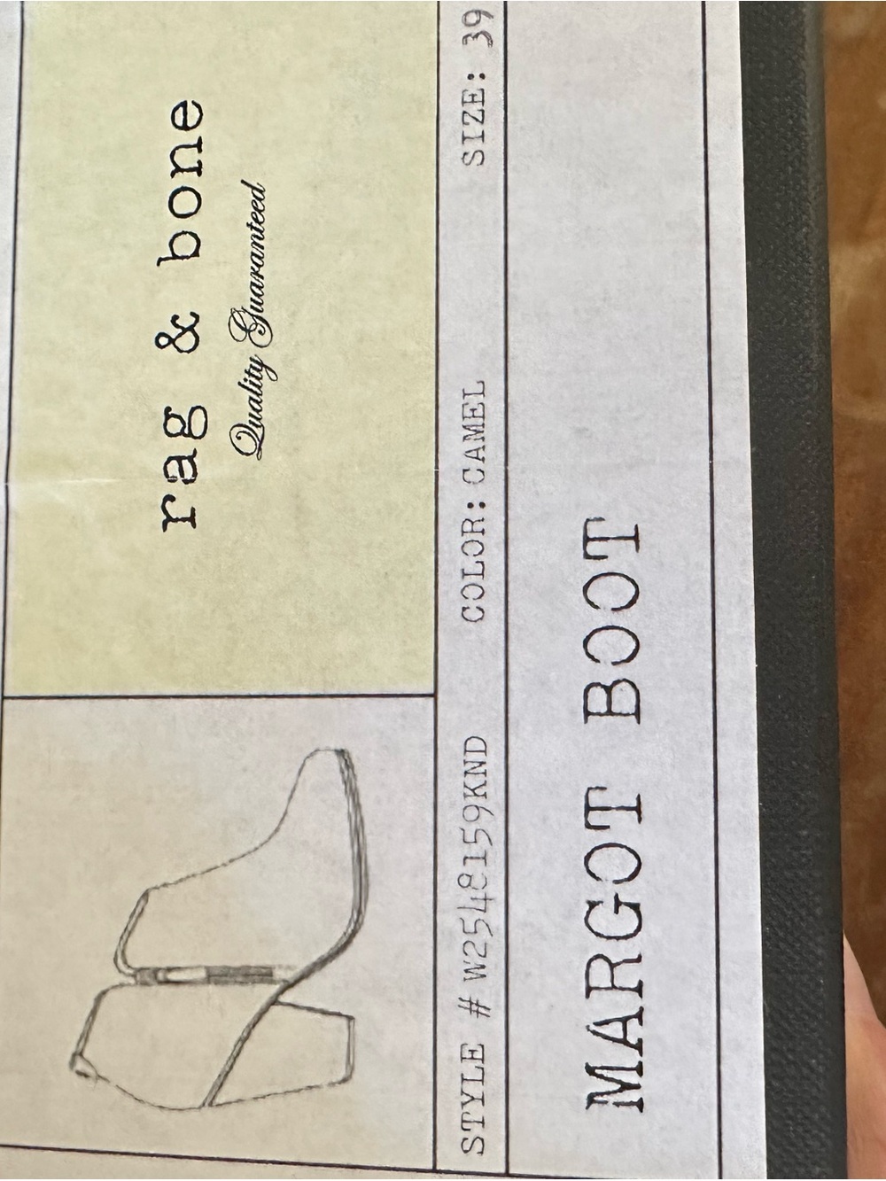 Rag & Bone Margot Women's Tan Suede Ankle Booties with Side Zip size 39 NEW - Picture 8 of 8